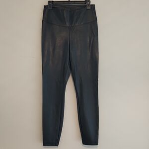 Black Faux Leather Leggings